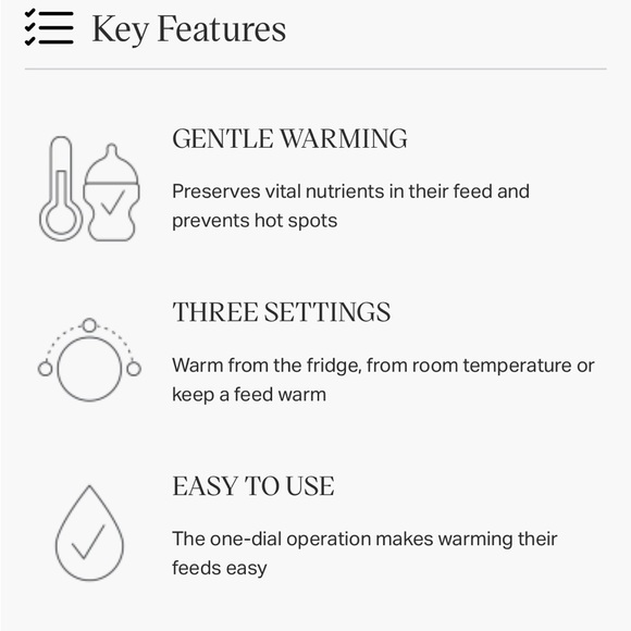 Tommee Tippee Easi-Warm Bottle and Food Warmer - White - Picture 2 of 5